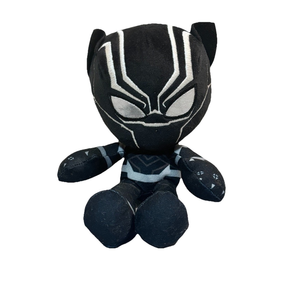 2021‎ Black Panther Mattel Marvel Plush Stuffed Animal T'Challa Toy Collectible